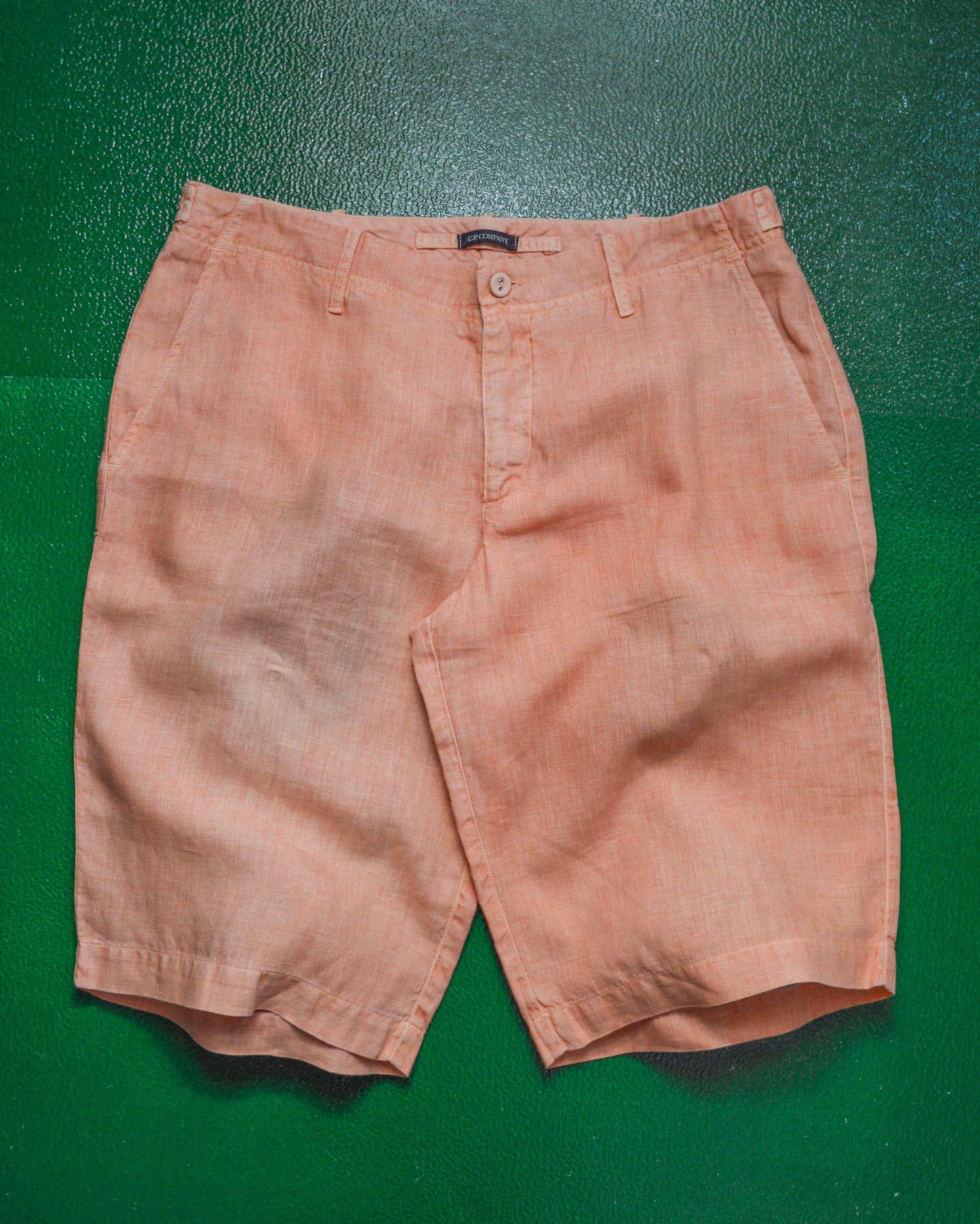 C.P. Company C.P Company SS07 Lino Flax Peach Shorts (30~32)