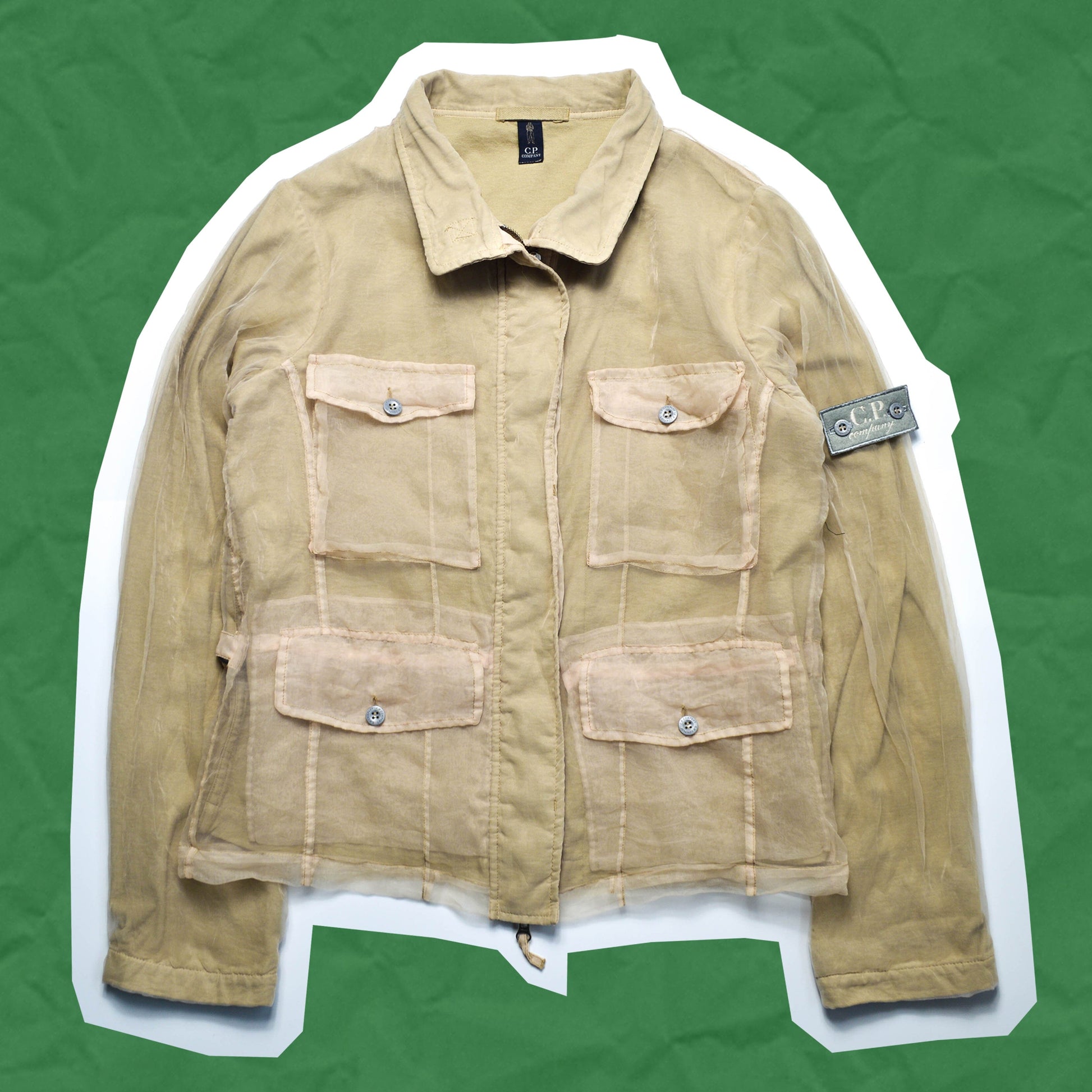 C.P. Company SS06 Monofilament Style / Mesh Layered Field Jacket (~S~)