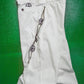 Dirk Bikkembergs Asymmetrical Wrap Around Zipper White Trousers (32~33)