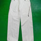 Dirk Bikkembergs Asymmetrical Wrap Around Zipper White Trousers (32~33)