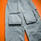 DKNY Multi-pocket Asymmetrical Grey Tactical Cargo Pants (34)