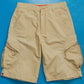 ecko Round / Egg Style Pocket Beige Cargo Shorts (30)