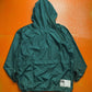 Final Home 1999 Packable Asymmetrical Full Face Zip Survival Emerald Green Anorak Jacket (~L~)