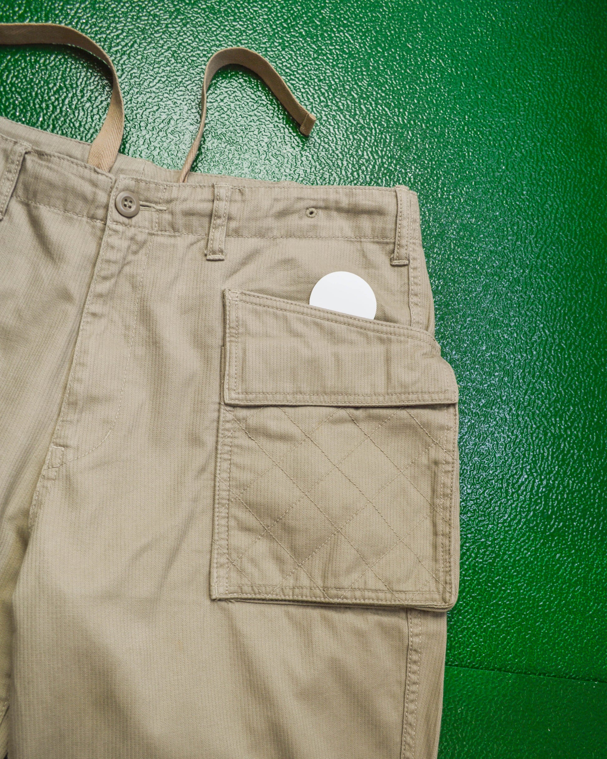 goodenough 90s Dual Compartment Patch Pocket Tan Cargo Pants (~32~)