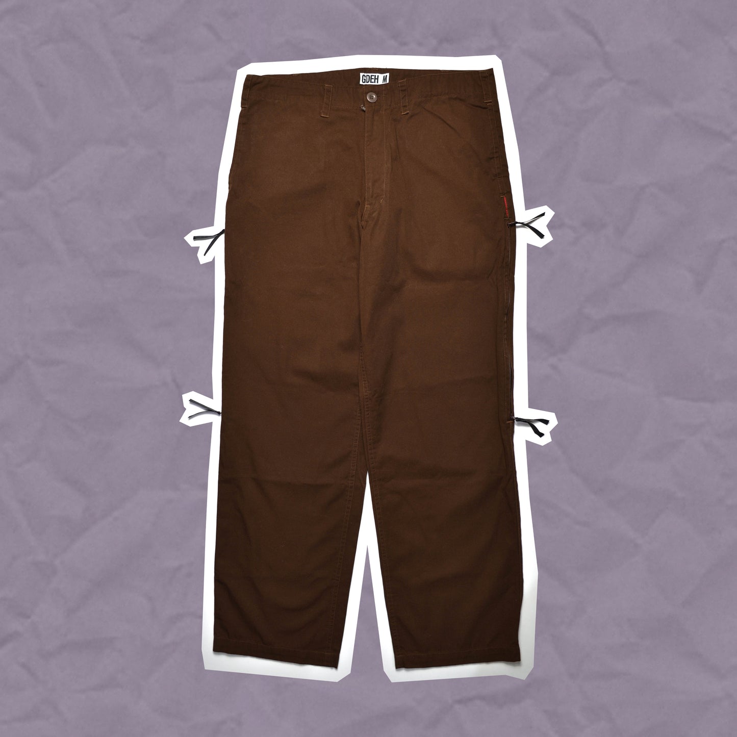 GOODENOUGH Brown Ventilated Technical Pants (M)