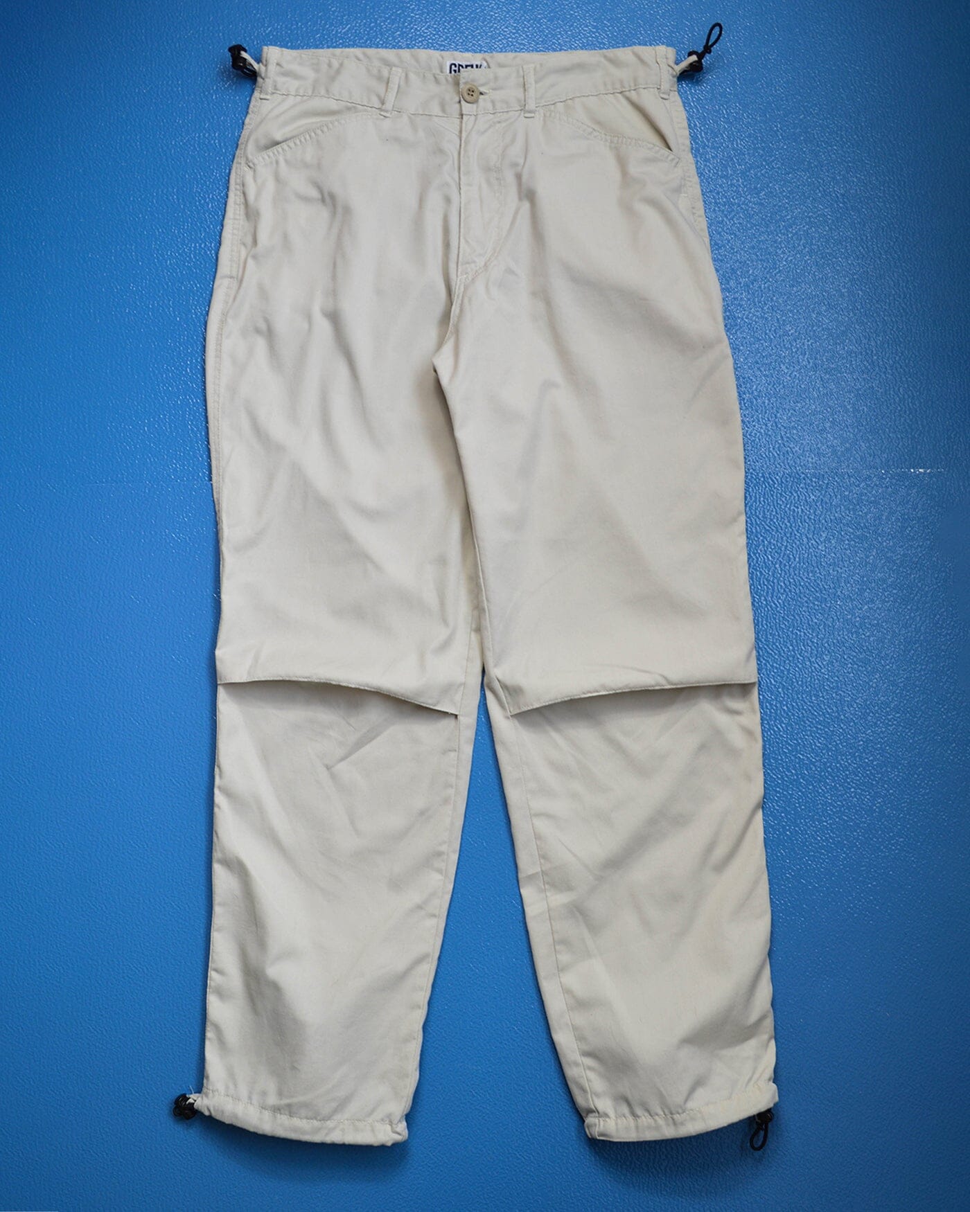 GOODENOUGH Cream Technical Track Pants (30~31)