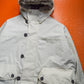 Griffin Cream 3-D Cargo Pertex Short Parka Jacket (L)