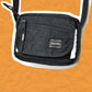 Head Porter Black Grid Shoulder Bag (OS)