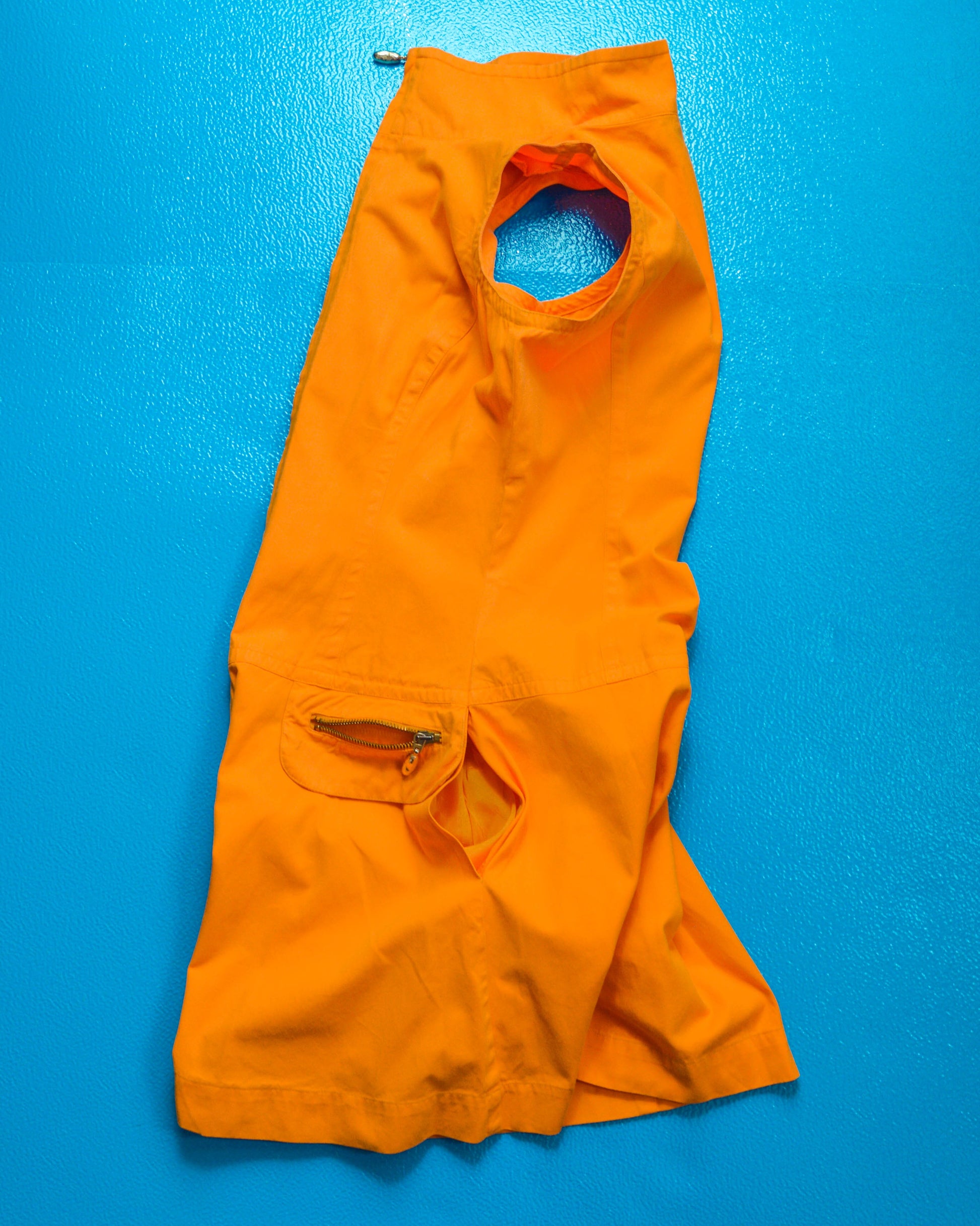 Iceberg 90s Orange Short Jumpsuit / Romper (40)