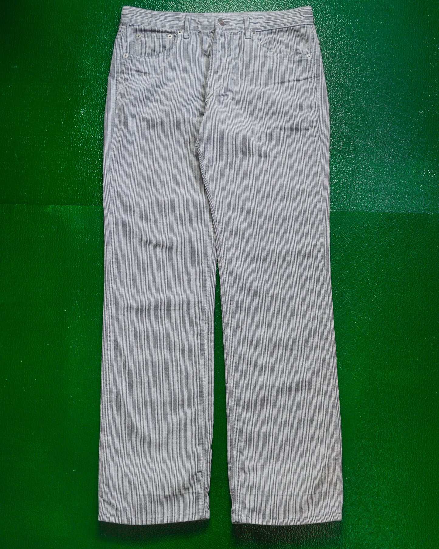 Iceberg Trimmed Corduroy Fabric Textured / Striped Pants (~32~)