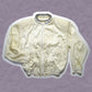 Issey Miyake Cream Skyline Translucent Bomber Jacket (~M~)