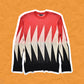 Issey Miyake Ribbed Pointer Pattern Knit Jumper (~L~)
