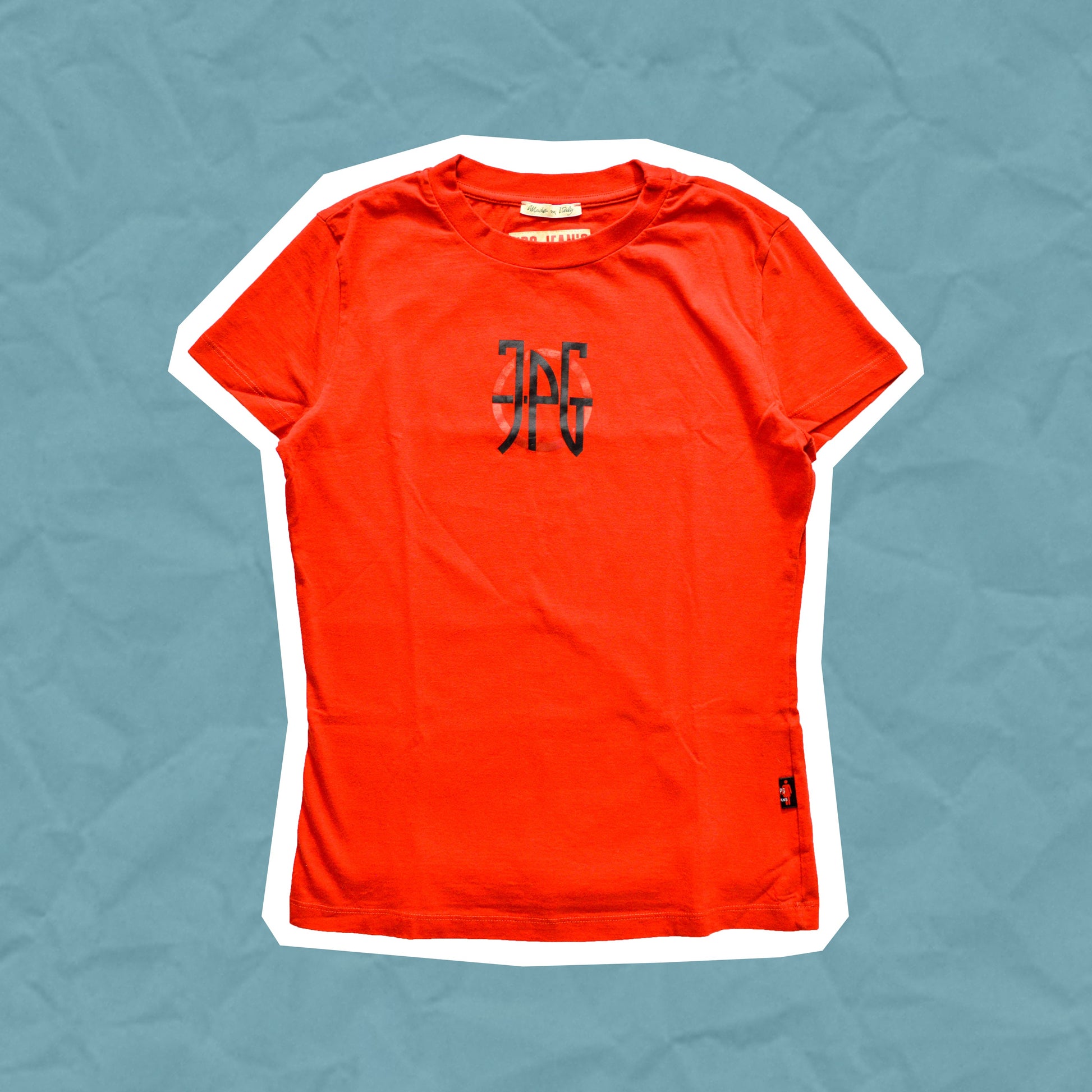 Jean Paul Gaultier Red Centre Logo T-shirt (M)