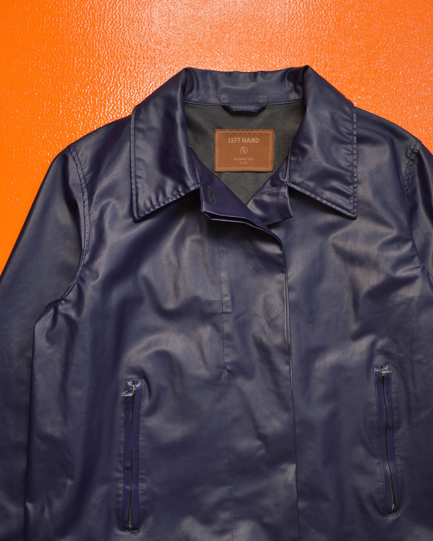 Left Hand By Massimo Osti 90s Deep Purple Button Up Work Jacket (~M~)