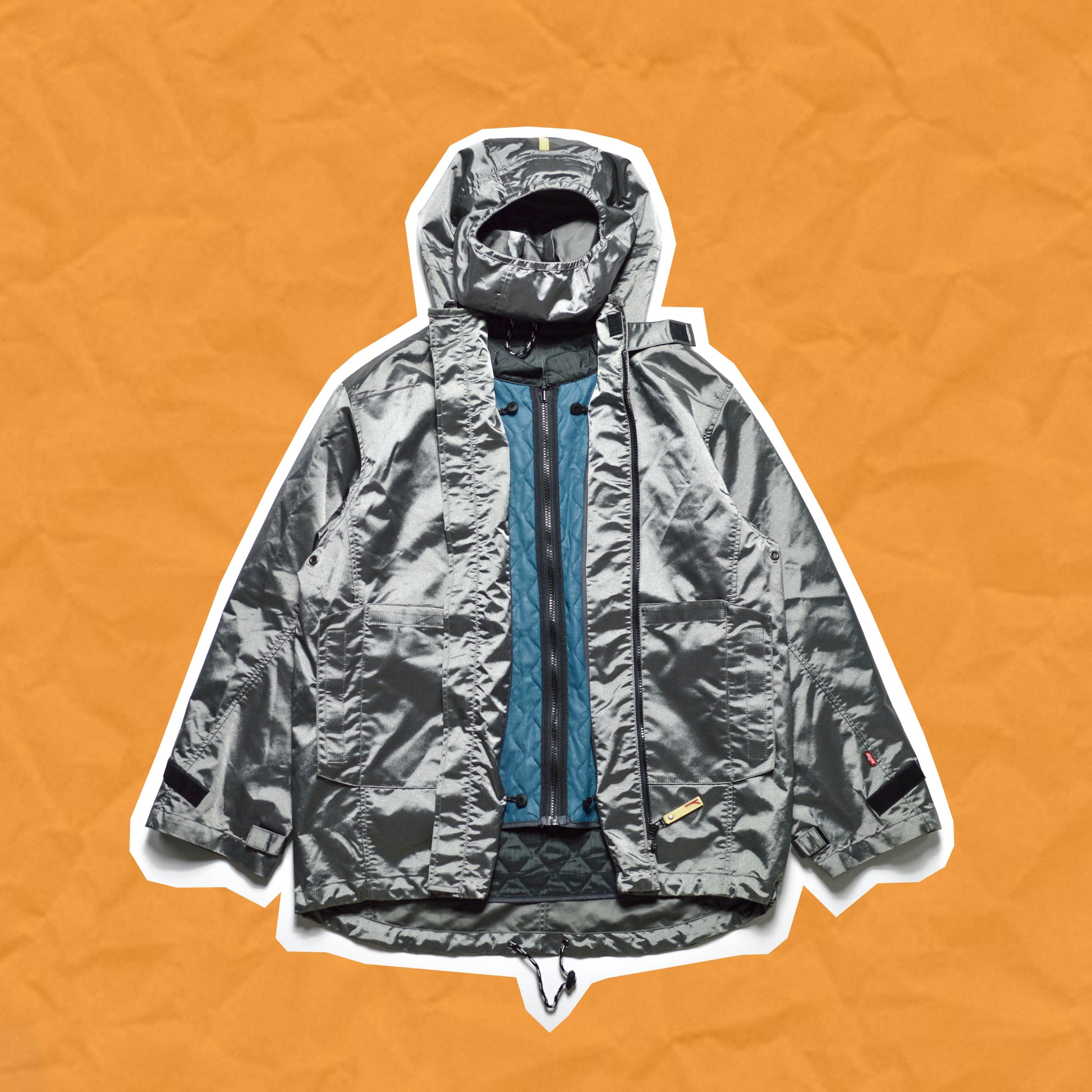 Levis Engineered Jeans Metallic Masked Jacket with a Quilted Liner