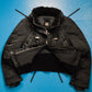 Marithe Francois Girbaud Bondage Style Black Down Jacket (S~M)