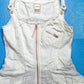 Marithe Francois Girbaud Early 2000s Cargo Pinstriped Balloon Style Cargo Pocket Zip Dress (42)