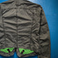 Marithe Francois Girbaud Washed Grey Butterfly Zip Up Jacket (~L~)