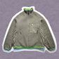 Nike ACG Deep Pile Fleece Reversible Grey / Volt Green Jacket (S~M)
