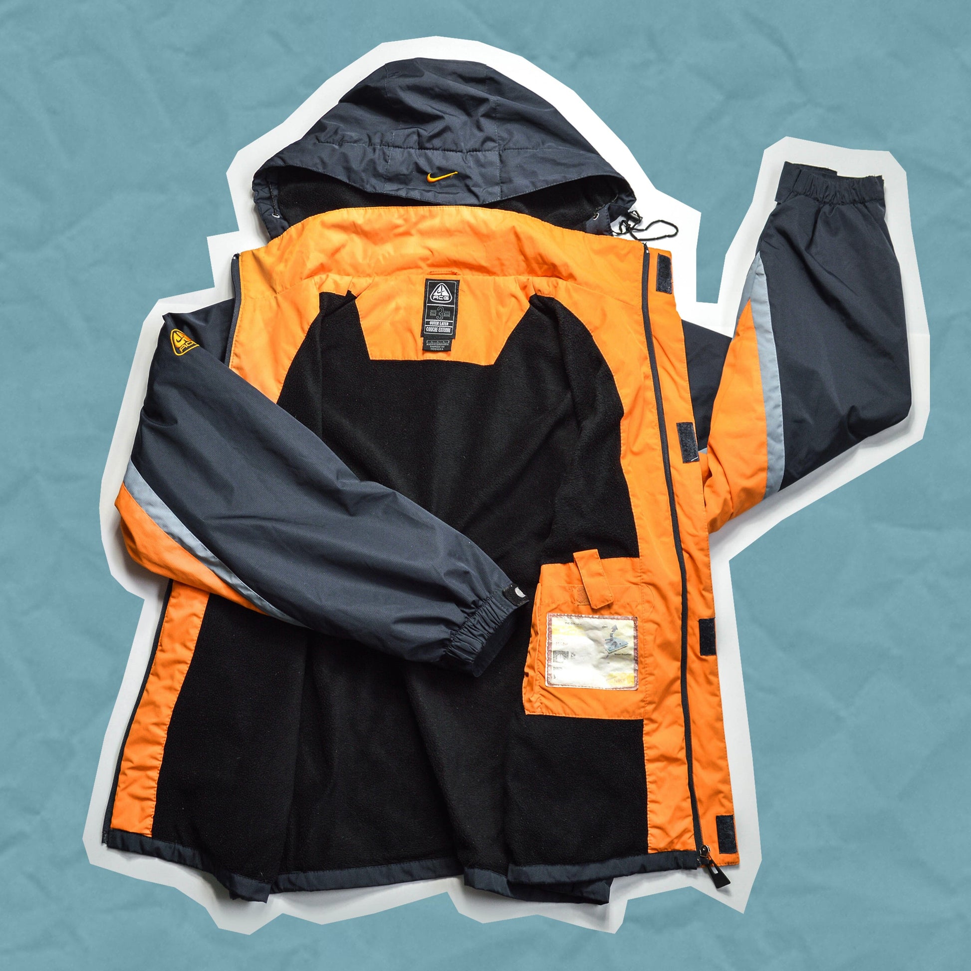 Nike ACG Orange Accent Windbreaker Jacket (~M~)