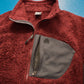 Nike ACG Panelled Deep Pile Burgundy Fleece Jacket (L)