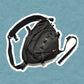 Nike Black/Red Tri-Harness Mini Tactical Bag (OS)