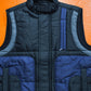 Nike Fall 2001 Black Blue Grey Padded Panelled Gilet / Vest (~S~)