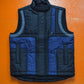 Nike Fall 2001 Black Blue Grey Padded Panelled Gilet / Vest (~S~)