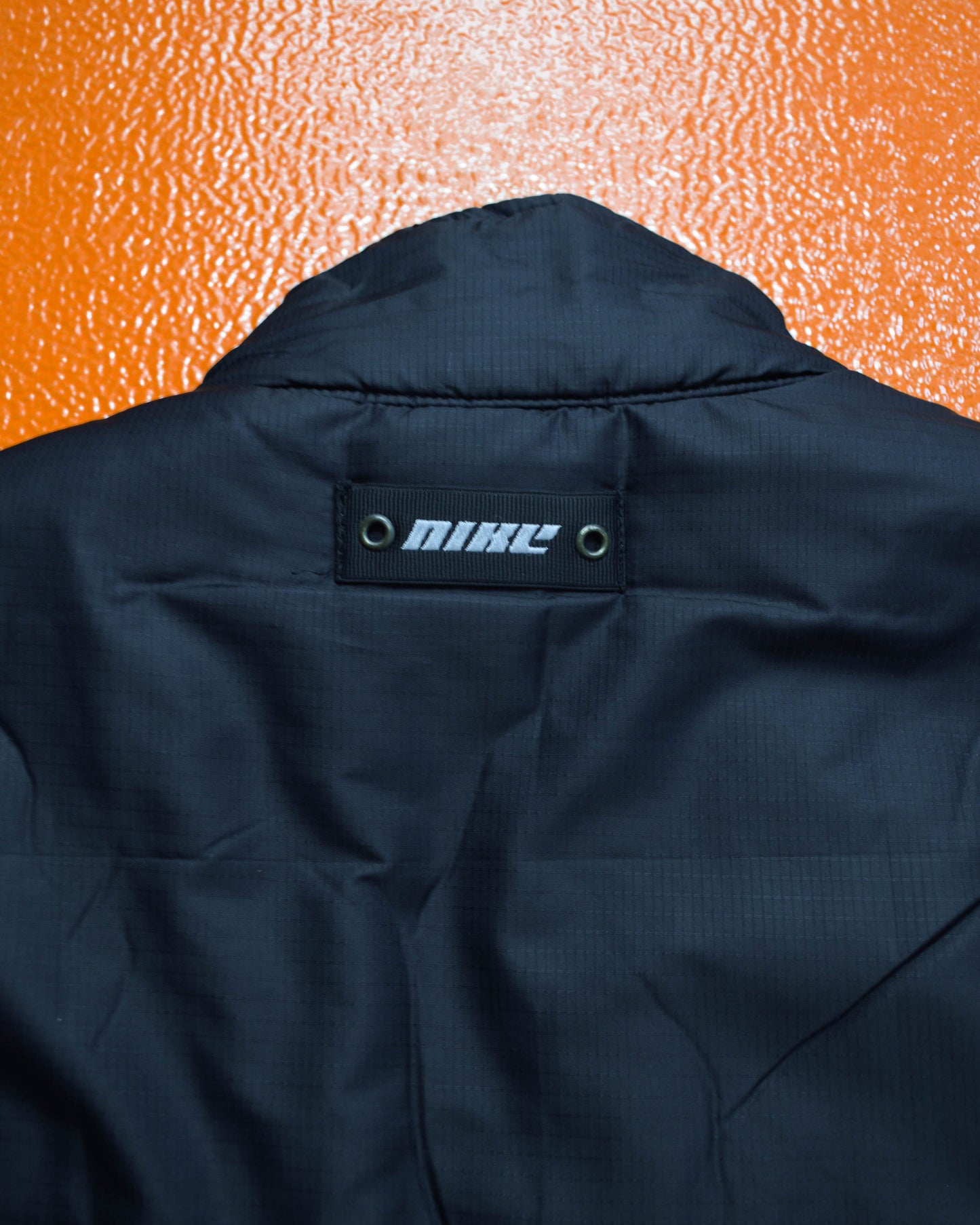 Nike Fall 2001 Black Blue Grey Padded Panelled Gilet / Vest (~S~)