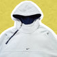 Nike Reversible Navy / Baby Blue Asymmetrical Zip Anorak Jacket (~XL~)