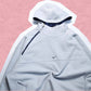 Nike Reversible Navy / Baby Blue Asymmetrical Zip Anorak Jacket (~XXL~)