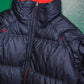 Nike Reversible Nylon / Fleece Navy / Red Puffer Jacket (XL)