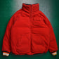 Nike Reversible Nylon / Fleece Navy / Red Puffer Jacket (XL)