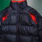 Nike Reversible Nylon / Fleece Navy / Red Puffer Jacket (XL)