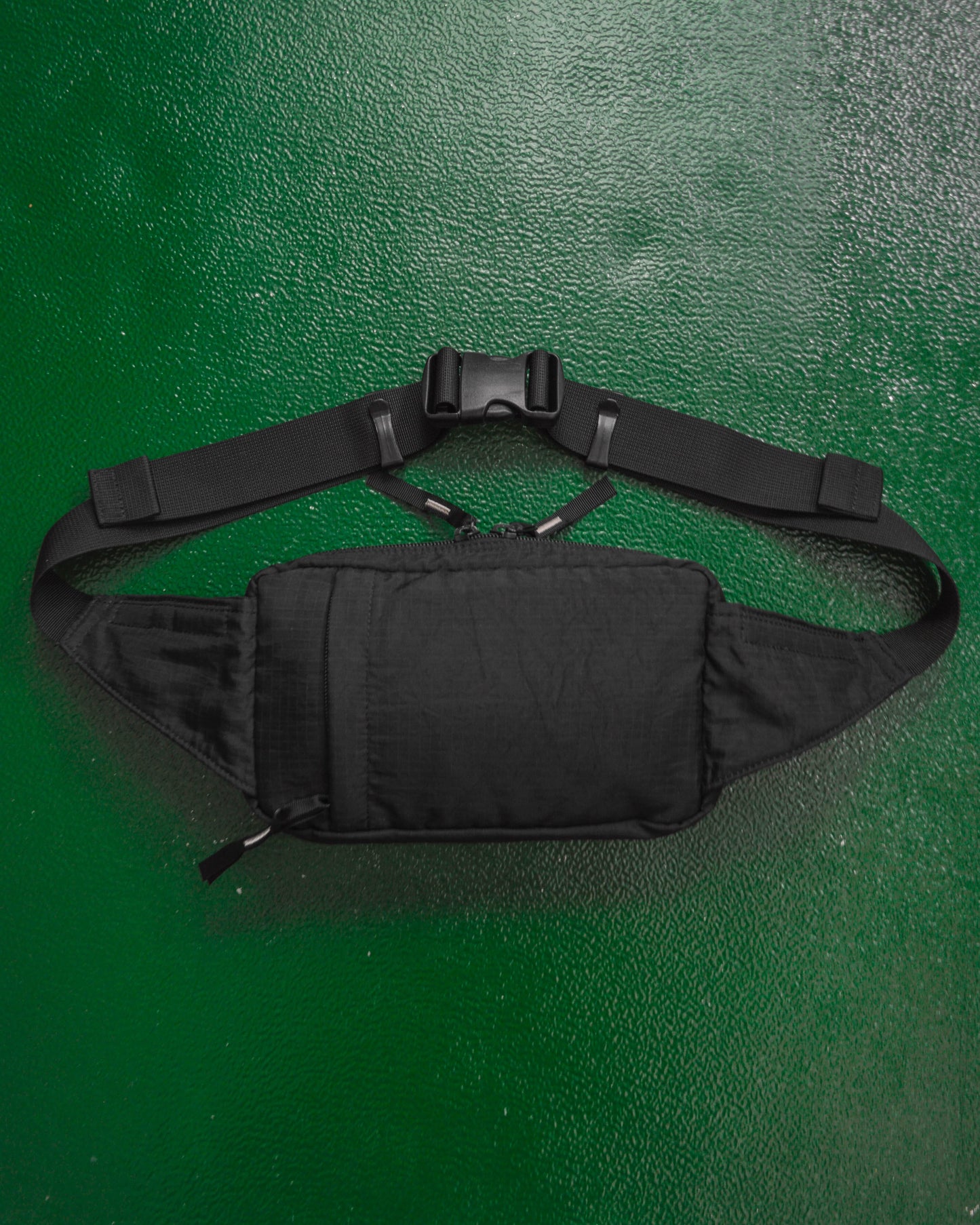 Porter Yoshida Black Ripstop Waist / Cross Body Bag (~OS~)