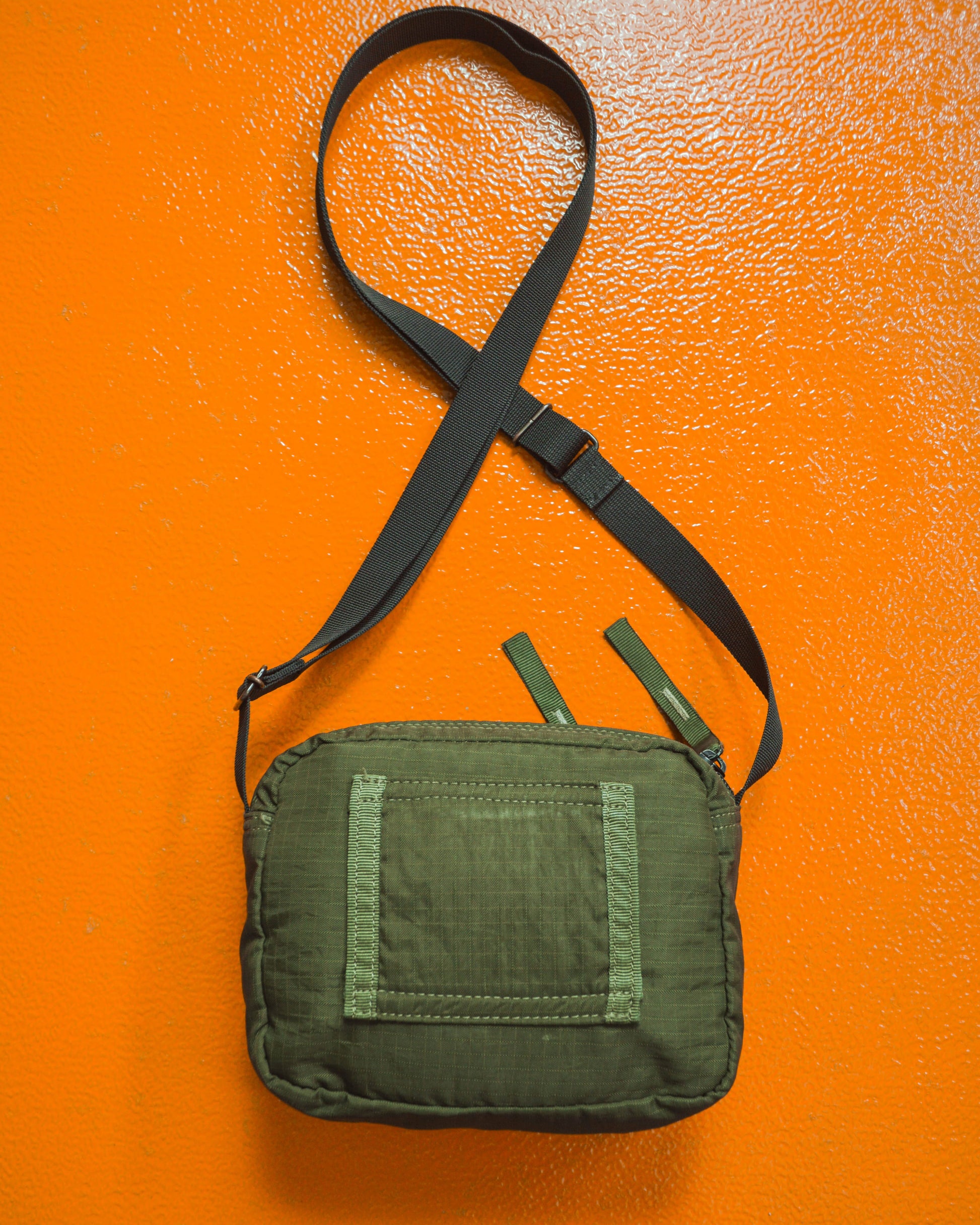 Porter Yoshida Green Ripstop Compact Pouch Side Bag (~OS~)