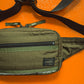 Porter Yoshida Green Ripstop Waist / Cross Body Bag (~OS~)