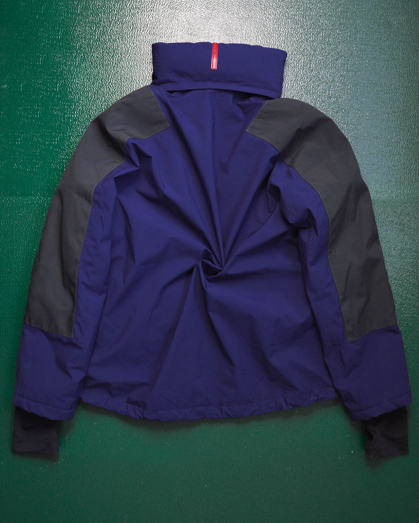 Prada Sport Gore-tex Deep Blue / Grey Panelled Ski Jacket (~M~)