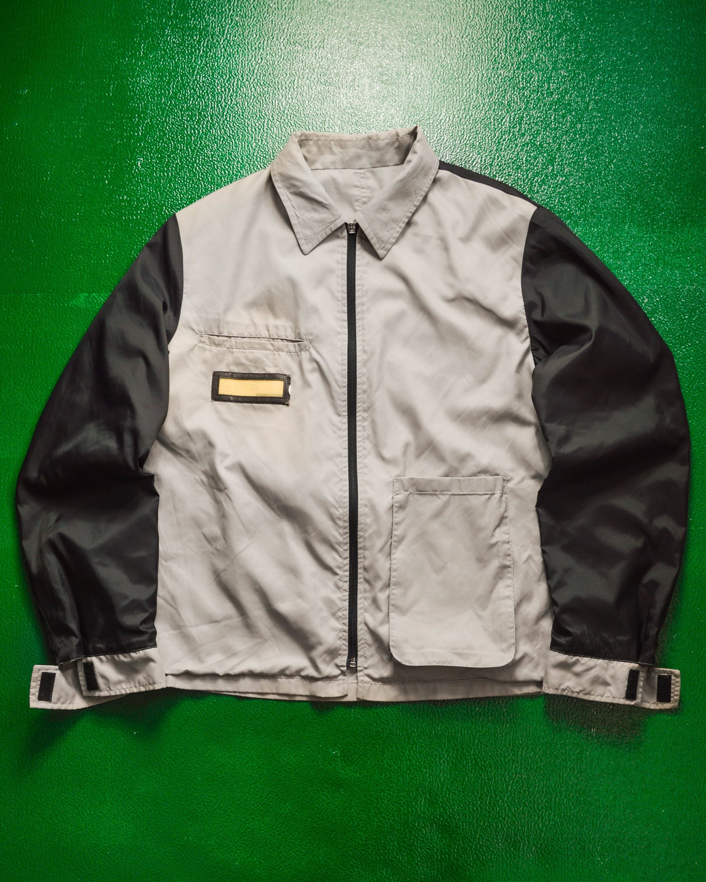 Samsonite Travelwear Minimal Grey Nylon Tech Zip Up Jacket (~M~)