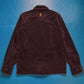 Sonic Lab Velour Patterned Maroon Over Shirt (S~M)