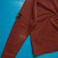 Stone Island 90s Quarter Zip Burgundy Pullover Jumper (~M~)