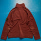 Stone Island 90s Quarter Zip Burgundy Pullover Jumper (~M~)