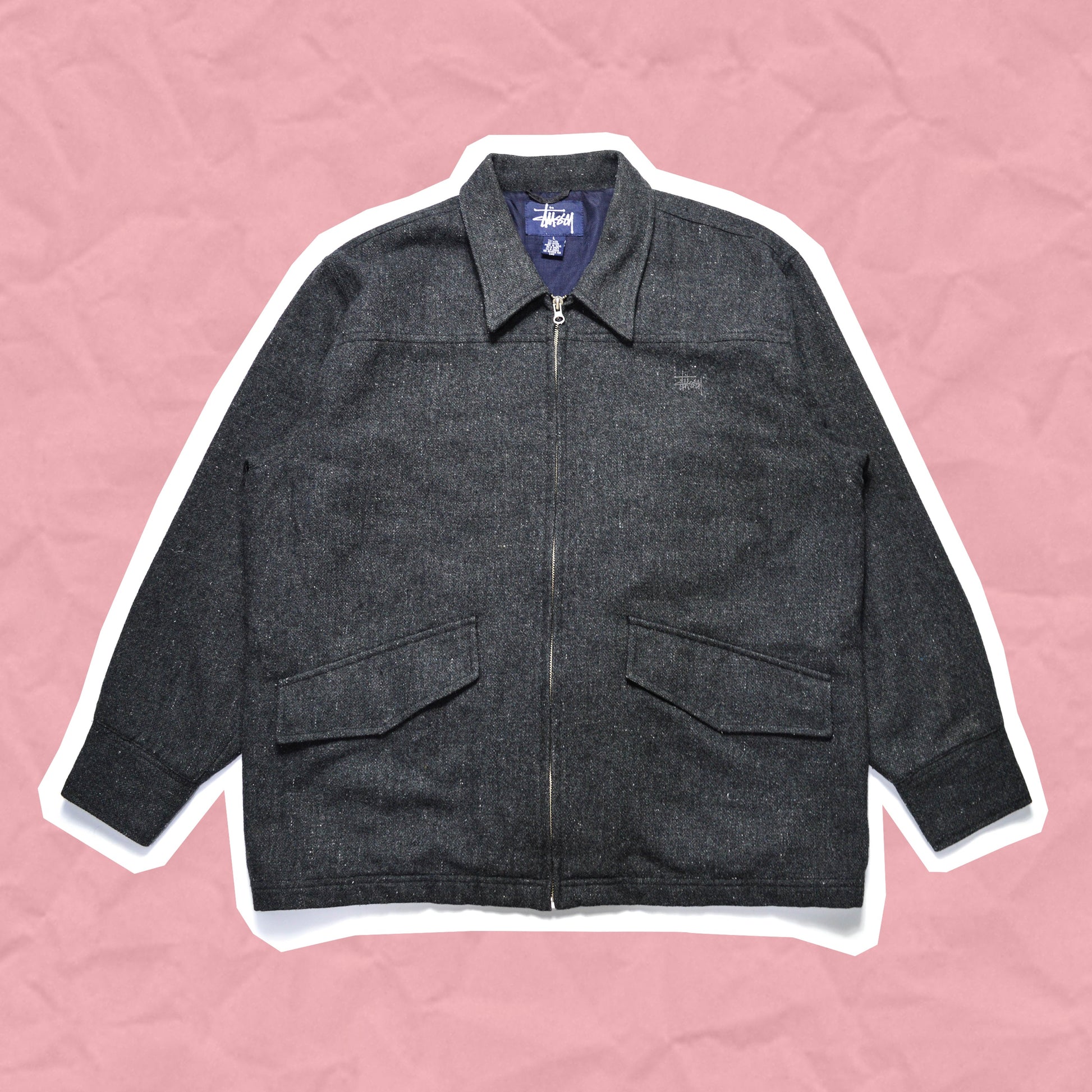 Stussy 90s Speckled Wool Jacket (L)