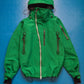 Stussy AFDICEGEAR A/W11 Green Asymmetrical Curved Zip Gore-tex Jacket (~M~)