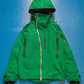 Stussy AFDICEGEAR A/W11 Green Asymmetrical Curved Zip Gore-tex Jacket (~M~)