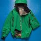 Stussy AFDICEGEAR A/W11 Green Asymmetrical Curved Zip Gore-tex Jacket (~M~)