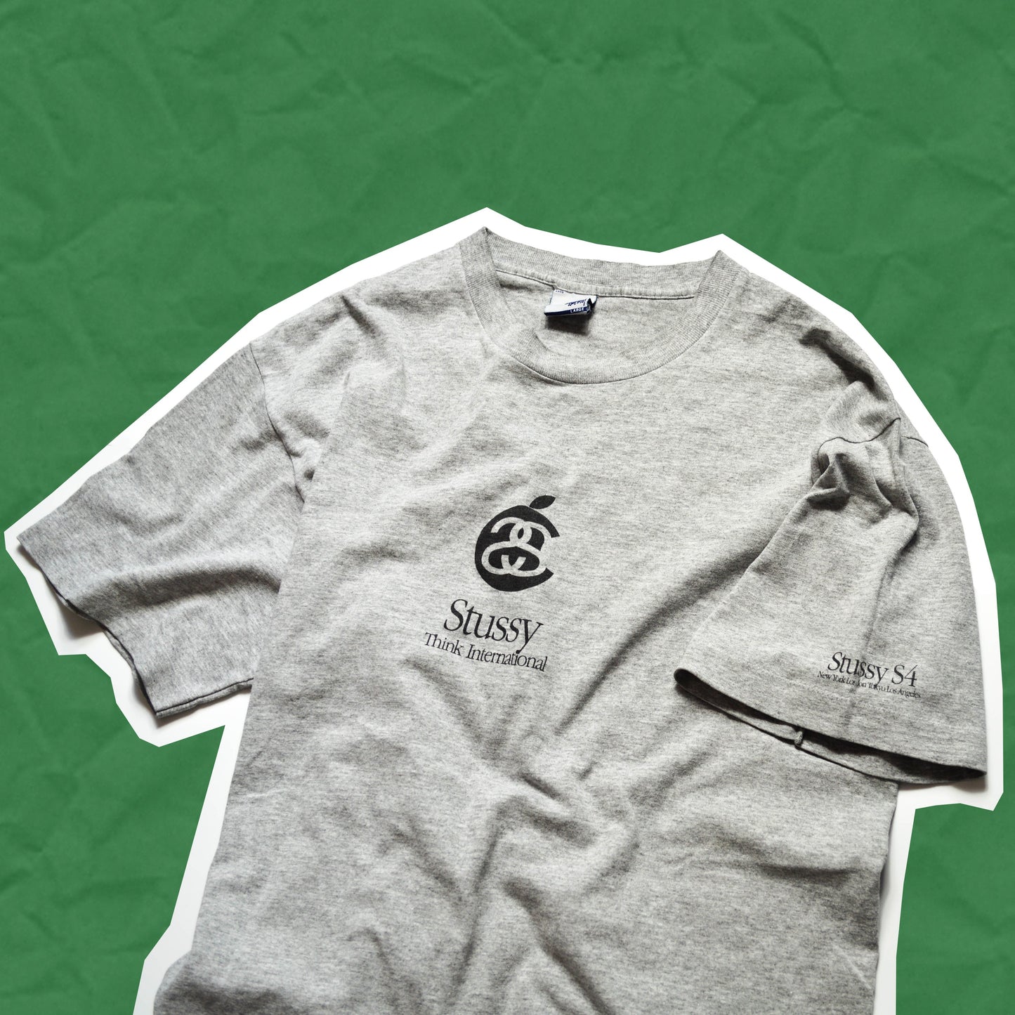 Stussy Apple Think International T-shirt (L)