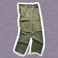 Stussy Authentic Outer Gear Sage Green Asymmetrical Cargo Pants (~30~)