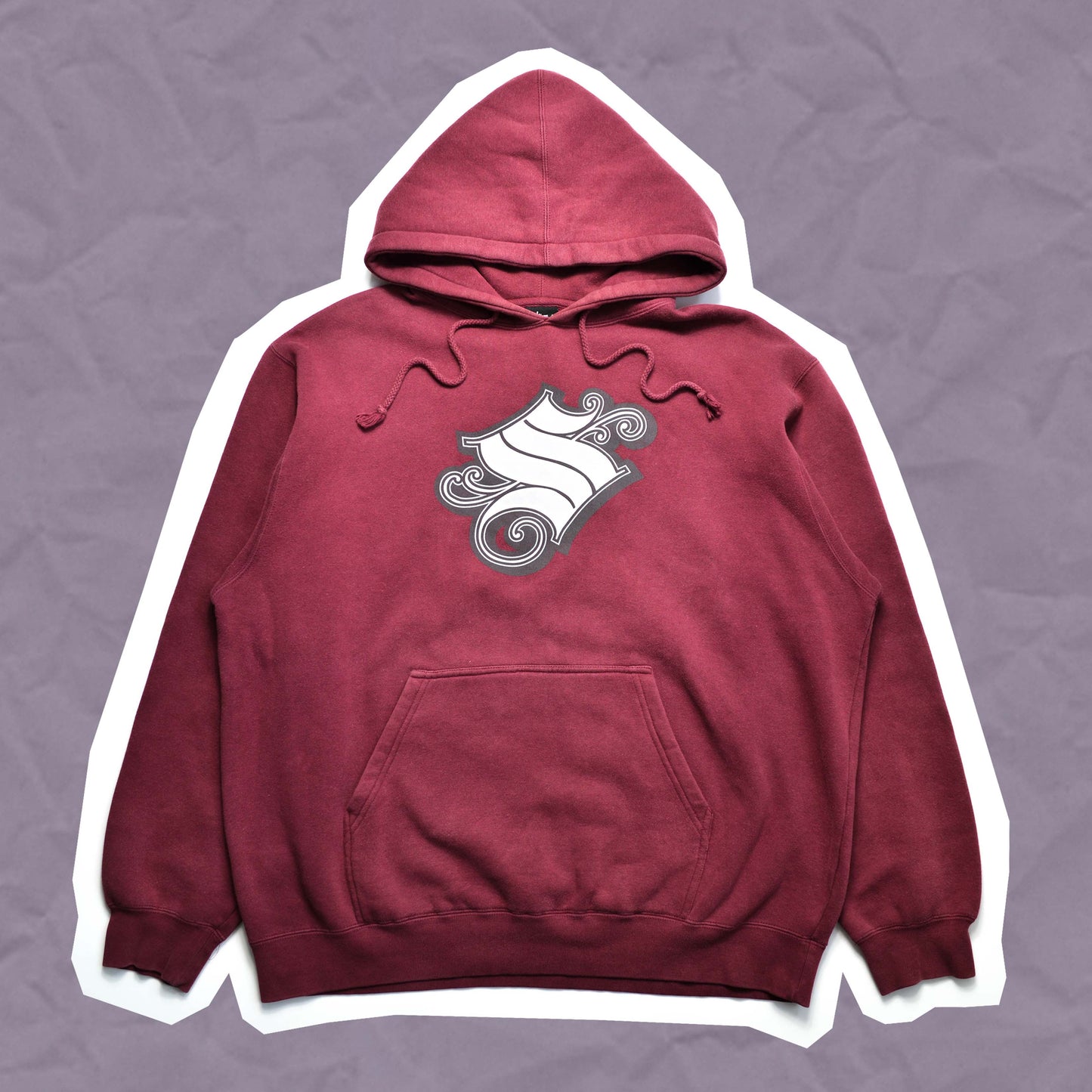 Stussy Baroque Maroon Hoody (L)