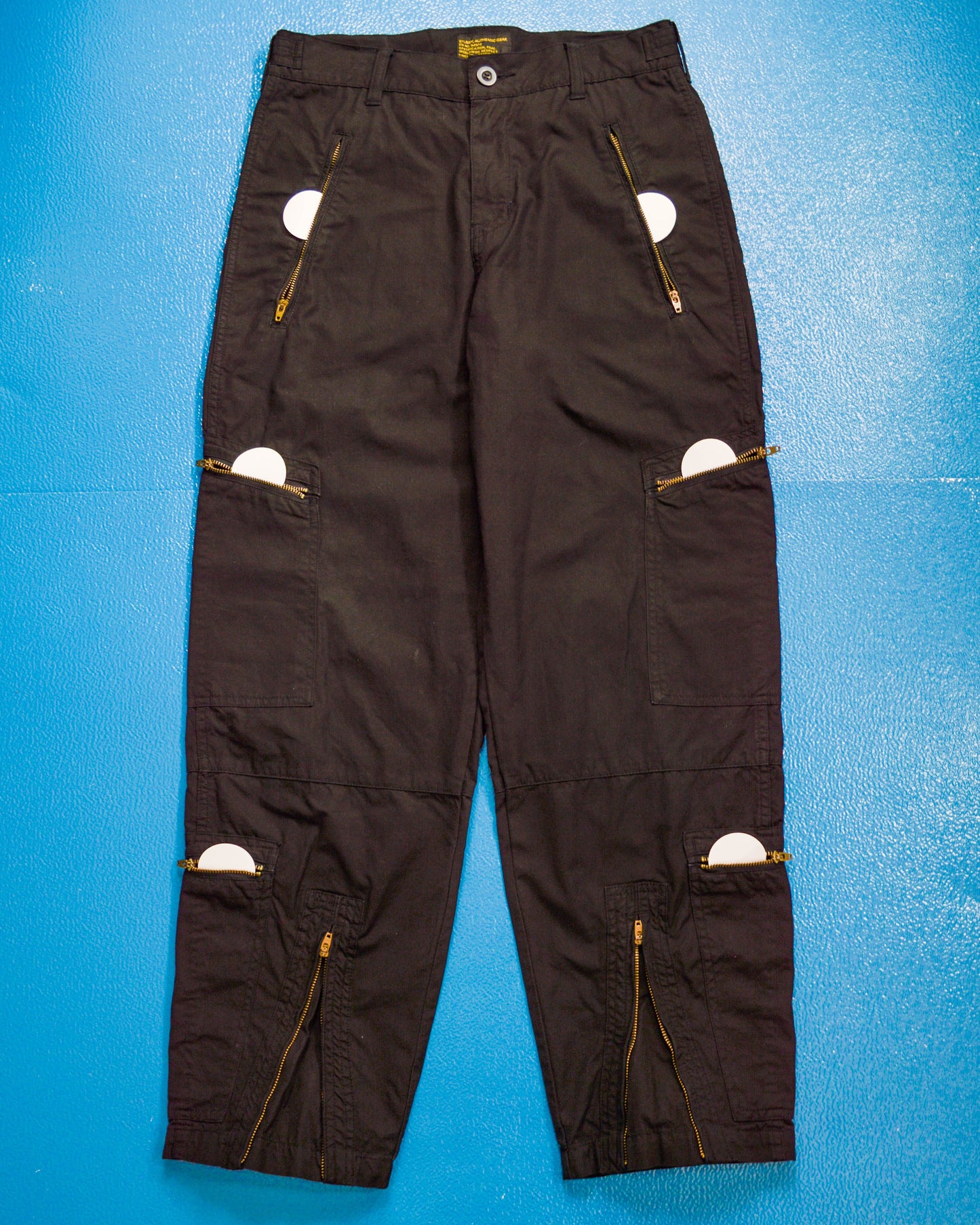 Stussy Black Multi-Pocket Cargo / Flight Pants (~30~)